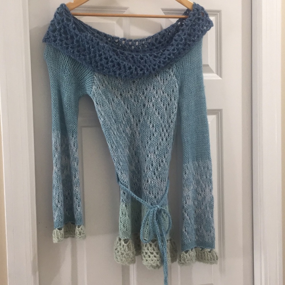 Bebe off the shoulder sweater.